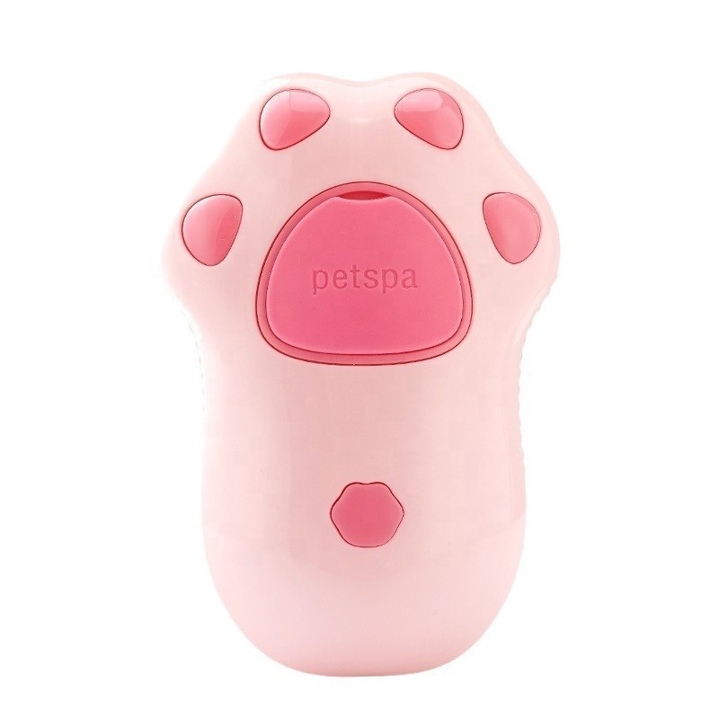 Rarewe Silicone Cat Grooming Comb Pet Cleaning Hair Removal Dematting Brush with Button Spray Steam Massage Rare Styling Claw