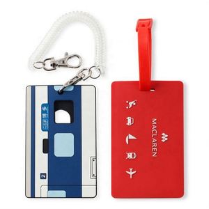 ป้ายแท็กกระเป๋าเดินทางซิลิโคนแบบนิ่ม PVC สำหรับขายส่ง ปรับแต่งได้ตามต้องการ - Product Image 5
