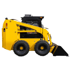 HT60油圧システムクローズドキャビンスキッドステアローダー、アタッチメント付き - Product Image 4