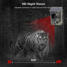 Solar Powered Trail <b>Camera</b> 1080P 20MP IR <b>Night</b> <b>Vision</b> Waterproof IP65 Wildlife Monitoring Hunting Camouflage Design - Product Image 5