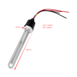 Inmersión eléctrica industrial 12V 24V DC 600W elemento de calentamiento de agua tubular 48V para paneles solares - Product Image 2