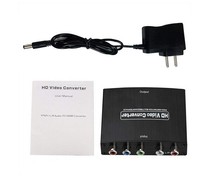 Convertisseur vidéo d'adaptateur Audio R/L pour TV, PC et DVD, adaptateur 1080P vers HDMI vers HDMI, RGB, 1 pièce