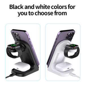 3 1 Sạc Không Dây Đứng Cho Iphone 15 14 13 12 Pro Max Cho <span class=keywords><strong>Apple</strong></span> Đồng Hồ Cho Airpods Pro/3 Từ Điện Thoại Di Động Máy Tính Để Bàn Đứng - Product Image 3