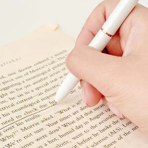 Stylo bille promotionnel personnalisé en aluminium durable avec logo gravé, encre bleue et noire, diverses couleurs, métal - Product Image 6