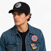 Patch décoratif 3D personnalisé en PVC, badge en caoutchouc thermocollant ou à coudre pour chapeaux, vêtements et sacs