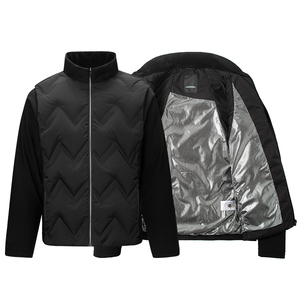 Chaqueta de plumón de color sólido con logotipo personalizado, nueva, de invierno, para exteriores, para parejas, hombres y mujeres, gruesa para mantener el calor, popular. - Product Image 1