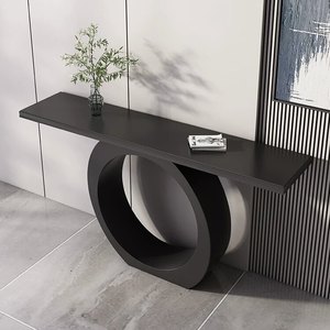 Tavolino Consolle Ultra-Sottile Multifunzionale in Stile Italiano di Lusso Leggero, con Lastra di Roccia di Alta Gamma, per Ingresso Villa e Soggiorno - Product Image 1