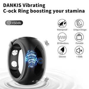 10-frequency <b>vibration</b> watch, semen-locking ring, magnetic <b>rechargeable</b> <b>vibrating</b> penis training masturbation ring, prostate - Product Image 5