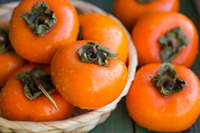 Hoge kwaliteit QILONG merk verse persimmon vruchten, graad 1, 10cm formaat, knapperige smaak en zoete smaak
