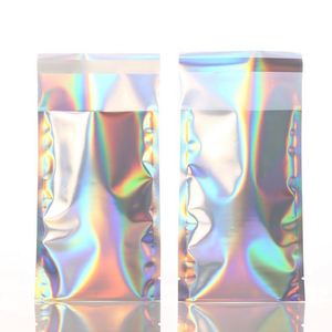 Custom logo Glossy Glitter Self-adhesive <b>Waterproof</b> Envelopes Mailing rainbow Metallic Clothing Shipping Bags Shoes <b>Socks</b> - Product Image 2