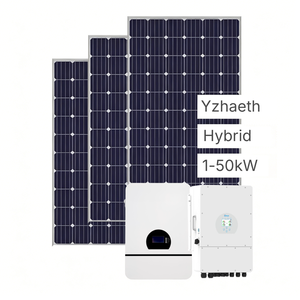 Inversor Solar Híbrido <span class=keywords><strong>de</strong></span> 6kW para Conexión a Red, Sistema <span class=keywords><strong>de</strong></span> Almacenamiento <span class=keywords><strong>de</strong></span> Energía Solar Integrado <span class=keywords><strong>de</strong></span> 50kW/10000w, Panel Solar Apilable <span class=keywords><strong>de</strong></span> 20 kW con Batería - Product Image 1