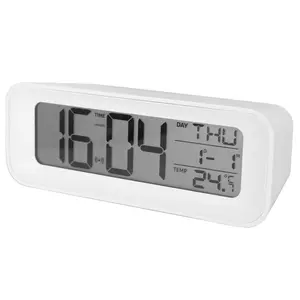 Lcd Display Rcc Digitale Klok Temperatuur En Vochtigheid Kalender Wekker Indoor