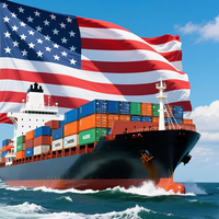 Transitaire Chine vers États-Unis Dallas Philadelphie Seattle Miami Detroit 20 40 HQ LCL+Express FBA DDP Agent maritime
