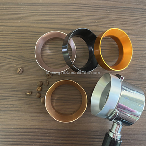 Accesorios Espresso Venta al por mayor 51 53 58MM Anillo dosificador de aleación de aluminio con 4 piezas magnéticas para Barista - Product Image 2