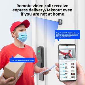 Tuya Smart Écran LCD 4.3 pouces Alimenté par batterie sans fil Million-Pixel HD 24h en ligne <span class=keywords><strong>Judas</strong></span> électronique grand angle 360 ° - Product Image 4