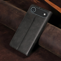 Casing HP Lipat Kulit PU untuk iPhone 17 Air - Penutup Berdiri dengan 3 Slot Kartu, Penutup Magnetik & Cangkang Anti Benturan