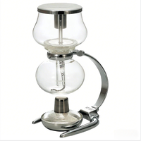 Cafetière à expresso manuelle - Cafetière à siphon en verre avec une capacité de 1 L et un design pliable pour une utilisation en extérieur et dans les hôtels