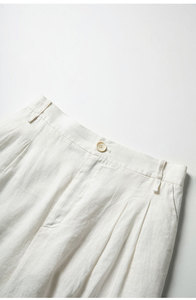 Pantaloni da donna per l'autunno nuovo stile coreano pantaloni larghi a <span class=keywords><strong>vita</strong></span> <span class=keywords><strong>alta</strong></span> dritti drappeggi lunghi fino al pavimento da donna - Product Image 5