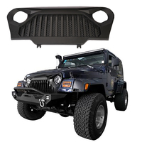 Grille J282 pour Jeep Wrangler TJ 1997-2006, grille avant, matériau ABS, accessoires de voiture, grilles de course