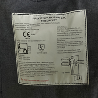 Combinaison de pompier à fermeture éclair FR à dégagement rapide, prix d'usine, design DRD, résistante aux flammes et à la chaleur