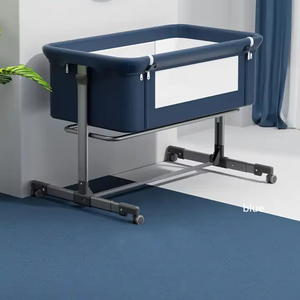 Ensemble de literie pour berceau en métal moderne à vendre avec design co-dormeur et <span class=keywords><strong>grand</strong></span> panier de rangement - Product Image 4