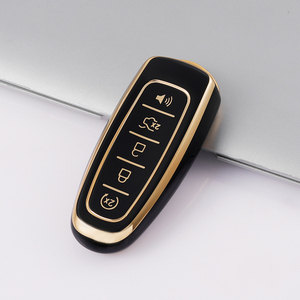 Funda para llave de control remoto de coche de 5 botones, funda Fob para Ford Edge <span class=keywords><strong>Escape</strong></span> Expedition Explorer Focus Taurus Flex, Protector de llavero de C-MAX - Product Image 5