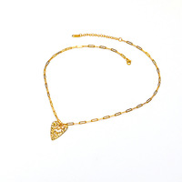Bijoux de commerce extérieur Europe et États-Unis nouvelle personnalité de pendentif en acier titane marteau d'amour creux de mode de haute qualité
