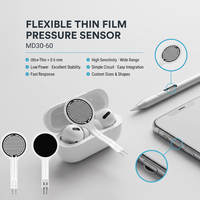 Sensor de Presión de Película Delgada Flexible MD30-60 FSR, Resistencia Sensora de Fuerza de 10 kg, Resistente al Agua, Larga Duración, para Auriculares, Botón de Reloj Inteligente