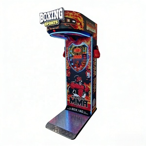 Máquina de Boxeo Arcade Operada con Monedas, Juego de Diversión Deportiva Ultimate Power Hit Boxer - Product Image 1
