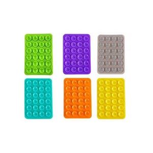 Soporte de pared de silicona personalizado Hofujng con ventosa para teléfono móvil, soporte autoadhesivo para teléfono celular, negro - Product Image 5