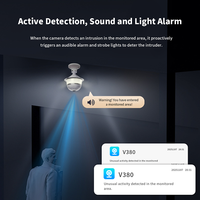 Caméra Ampoule LED Intérieure V380 Pro 2MP 3MP WIFI E27 PTZ 360° Panoramique Vision Nocturne Couleur Capteur CMOS Mini Cloud Audio Bidirectionnel