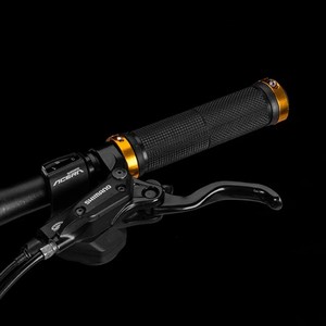 Empuñaduras ergonómicas antideslizantes de goma para manillar de bicicleta, <span class=keywords><strong>cubierta</strong></span> de extremo de bloqueo de bicicleta de <span class=keywords><strong>carretera</strong></span> de montaña con función antideslizante - Product Image 2