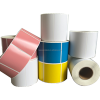 Étiquettes industrielles personnalisables Haoxuan, vente en gros, usine, rouleaux d'étiquettes vierges pour imprimantes de codes-barres de bureau
