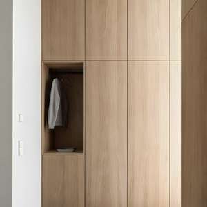 Armoire de cuisine design moderne avec finition mélamine prix de gros en bois avec accessoire de robinet - Product Image 6