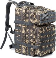 Sac à dos tactique Spoir, grand sac à dos tactique pour homme, sac à dos de 3 jours, sac de survie, résistant à l'eau, sac à dos de randonnée lourd, noir