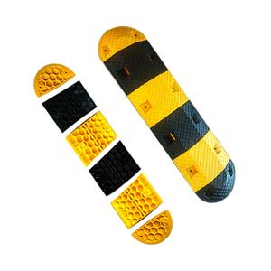 Yüksek görünürlük yuvarlak hız yumru Humps kauçuk taban <span class=keywords><strong>Driveway</strong></span> yavaşlatmak trafik işareti düşük maliyetli hız düşürücü kesici - Product Image 2