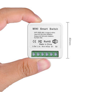 สวิตช์ไฟอัจฉริยะขนาดเล็ก 16A Wifi แบบไร้สาย DIY ควบคุมได้ 2 ทาง รองรับบ้านอัจฉริยะ Tuya Smart Life Alexa Alice Google Home - Product Image 3