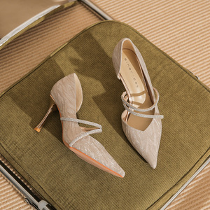 Chaussures à talons hauts sexy pour femmes, respirantes, antidérapantes, à talon aiguille, confortables pour l'été et prêtes pour l'hiver, pour les femmes élégantes - Product Image 1