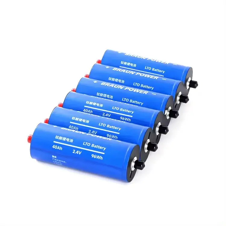 Nuovo Design ad alto tasso di scarica LTO 2.4V 40Ah 601660 ricaricabile grado originale un nuovissimo batterie al litio titanato