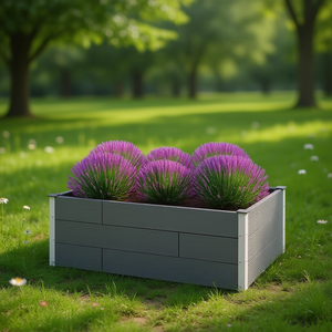 Bac à plantes surélevé WPC pour jardin, 59,1x39,4x21,3 pouces, pour usage extérieur - Product Image 2