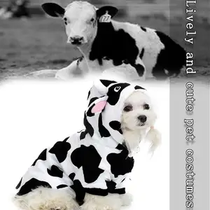 Modélisation vache jeu de rôle chien et chat vêtements chien vêtements vêtements de luxe pour animaux de compagnie