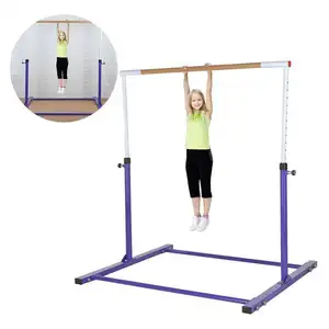 130cm réglable pour enfants exercice barre de gymnastique horizontale sport gymnastique entraînement gymnastique intérieure barre horizontale