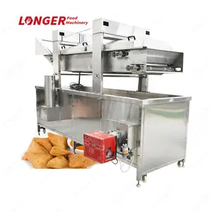 Commercial Automatic Fried Chicken Equipment Samosa Turkey Deep Fryer Oil Filter Pani Puri Egg Frying Machine For Fries