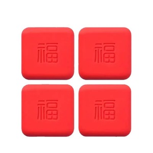 Furniture Felt Pad Silicone Anti-Collision Door Bumper With Fu Character For Door Handles Refrigerator <b>Walls</b> <b>Table</b> Legs - Product Image 1