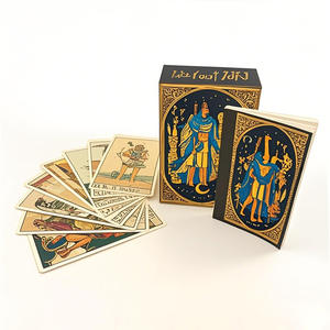 专业可定制扑克棋盘游戏塔罗牌双面设计防水耐磨制作耐用纸材料 - Product Image 1