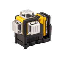 Niveau laser professionnel rechargeable sans fil 48V, mini, portable, alimenté par batterie, avec 3 lignes laser pour travaux de construction