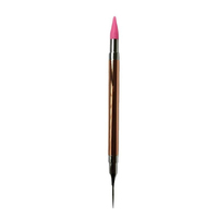 Nouveau de l'usine : Stylo à double tête pour strass et cire à points, double usage, pour la pose et le retrait de strass, outils de nail art
