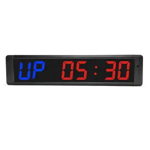 LED Digital Large Programmable Interval Gym Timer Wanduhr Countdown Race Boxing Timer