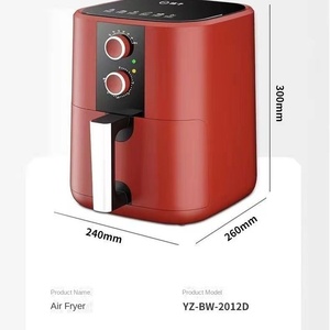 เครื่องทอดไร้ควันระบบอัตโนมัติ, หม้อทอดไร้ควันเตาอบไฟฟ้าระบบดิจิทัลอัจฉริยะ6L บ้าน - Product Image 3