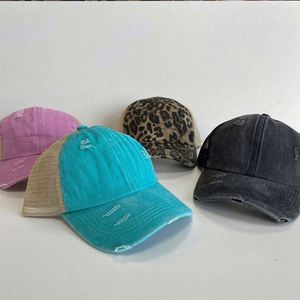 High Pony Tail <b>Caps</b> Hats With Custom Logo 6 Panels <b>Blank</b> Cotton Mesh Ponytail Vintage Trucker Hats <b>Caps</b> - Product Image 1